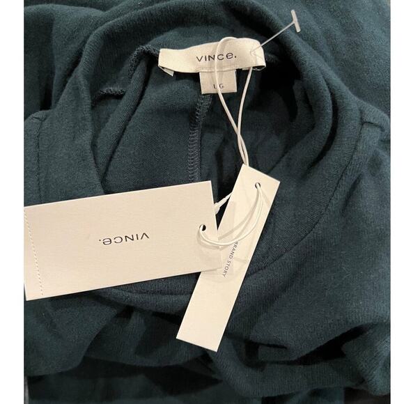 NWT Vince Mock Neck Long Sleeve A-Line Dress Size Large - Picture 5 of 9